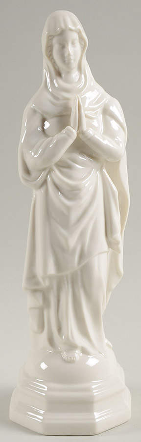 Belleek Figurines Blessed Virgin Mary - No Box by Belleek Pottery (Ireland)-1