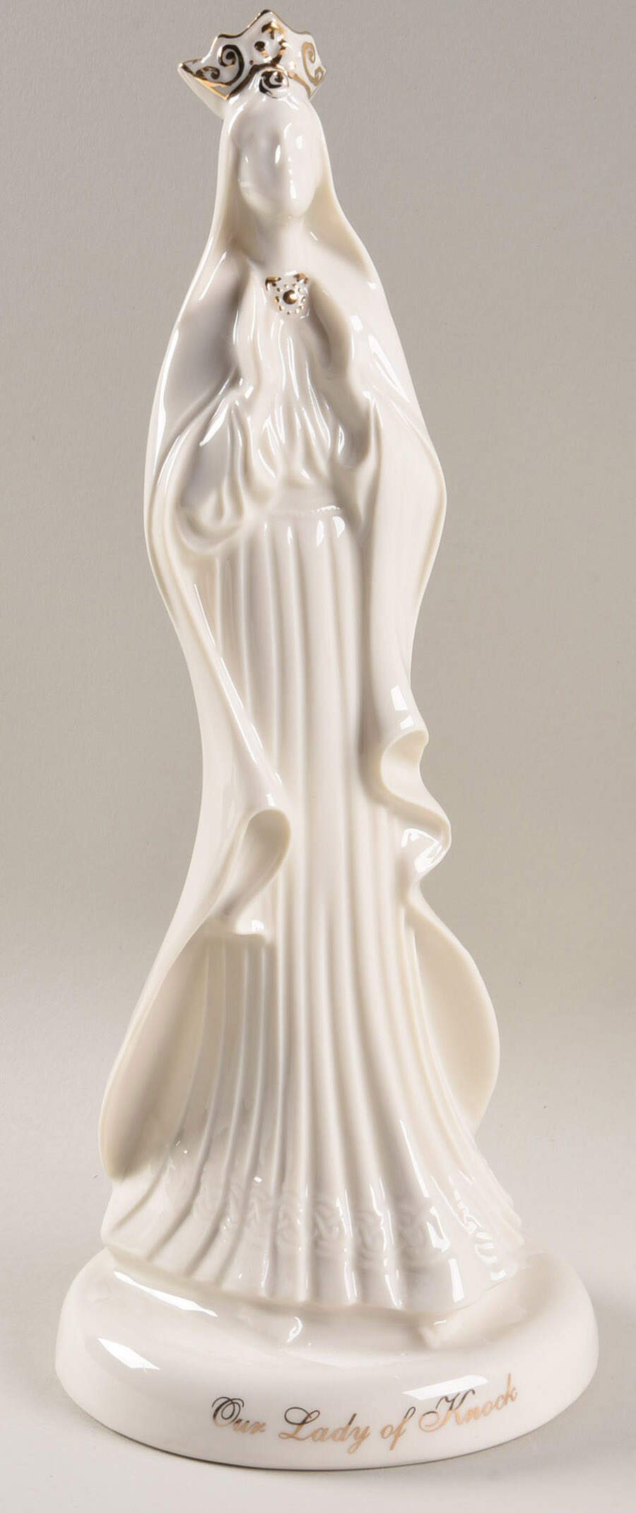 Belleek Figurines Lady Of Knock Statue - Boxed by Belleek Pottery (Ireland)-1