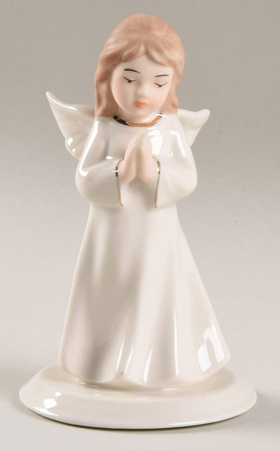 Belleek Figurines Mini Angel Of Prayer - Boxed by Belleek Pottery (Ireland)-1