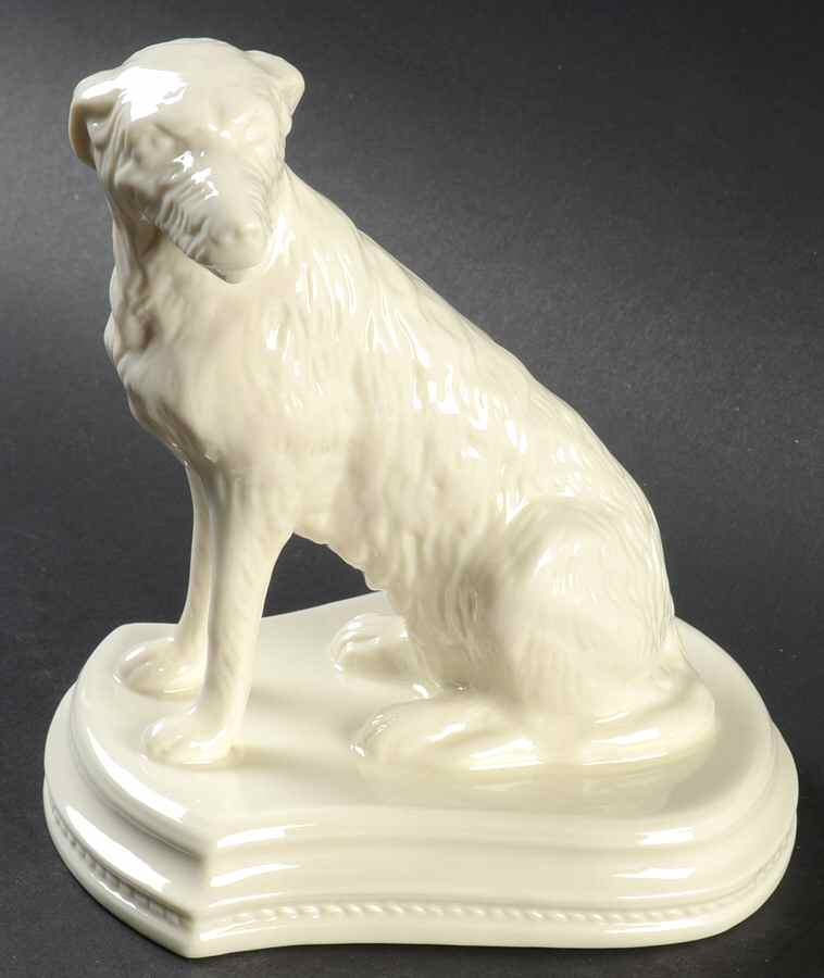 Belleek Figurines Wolfhound -Small - Boxed by Belleek Pottery (Ireland)-1