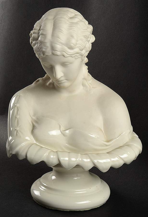 Belleek Figurines Bust Of Clytie - No Box by Belleek Pottery (Ireland)-1