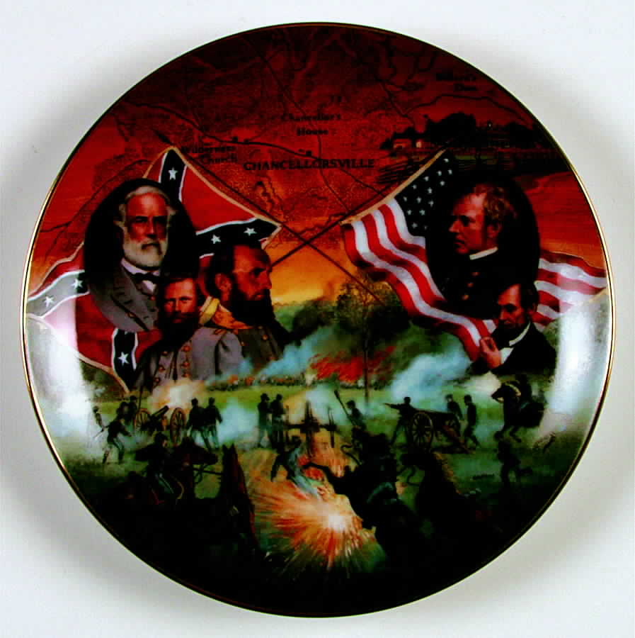 Battles of the American Civil War Chancellorsville - No Box by Bradford Exchange-1