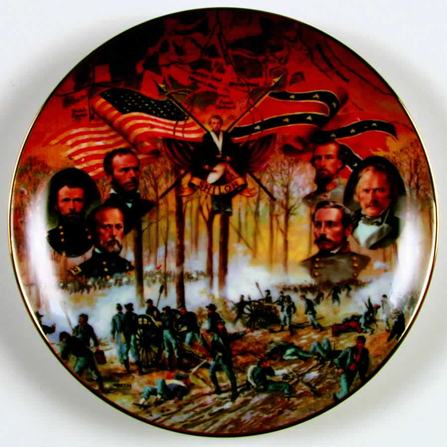 Battles of the American Civil War Shiloh - No Box by Bradford Exchange-1