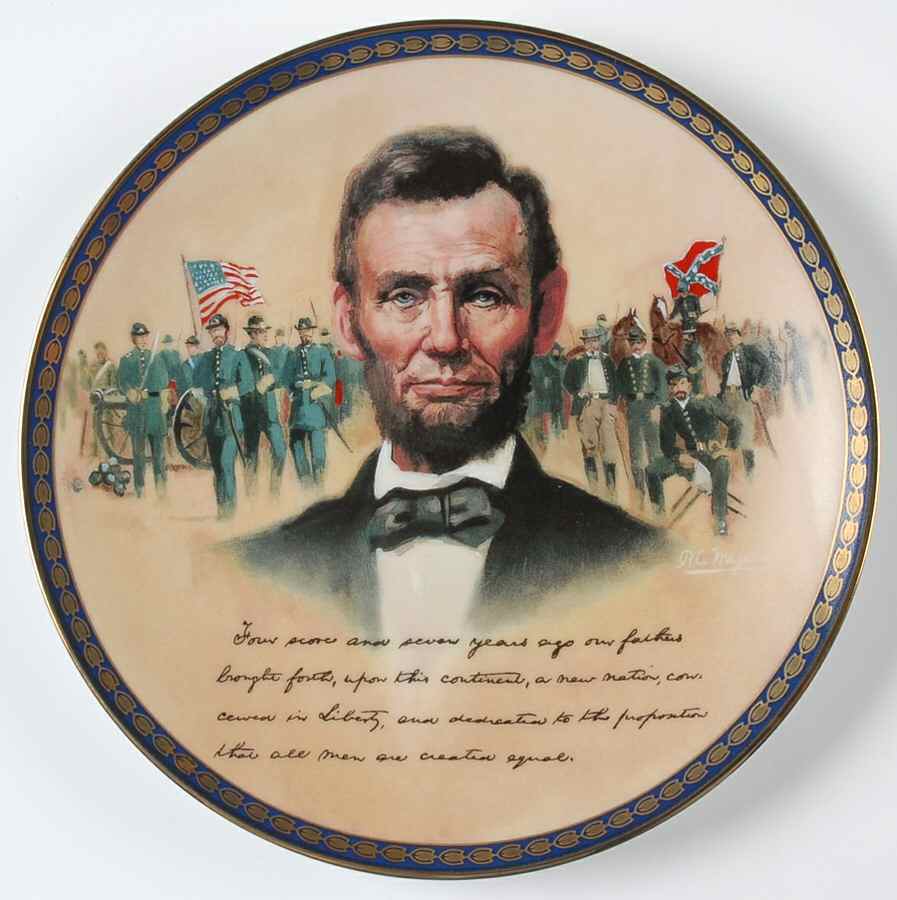 Lincolns Portraits Emancipation Proclamation - No Box by Bradford Exchange-1