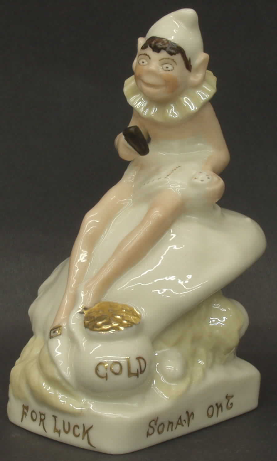 Belleek Figurines Leprechaun - No Box by Belleek Pottery (Ireland)-1