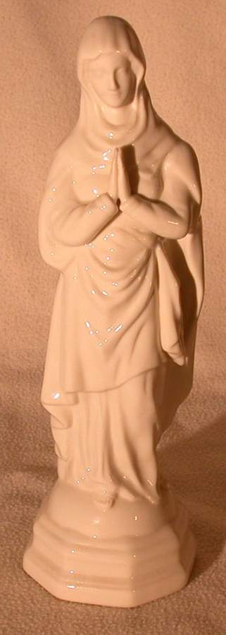 Belleek Figurines Blessed Virgin Mary - No Box by Belleek Pottery (Ireland)-1