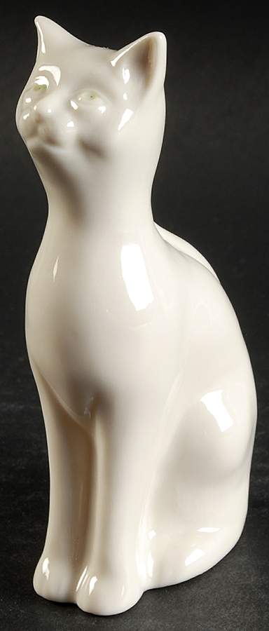 Belleek Figurines Cat - No Box by Belleek Pottery (Ireland)-1
