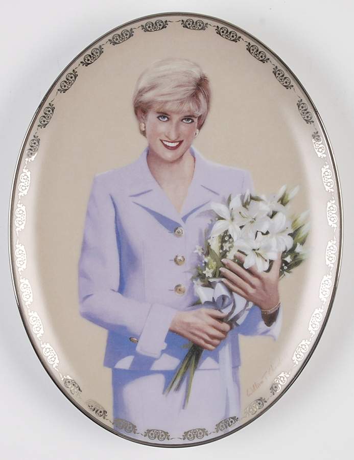 Diana:Queen of Our Hearts Our Adored Princess - No Box by Bradford Exchange-1