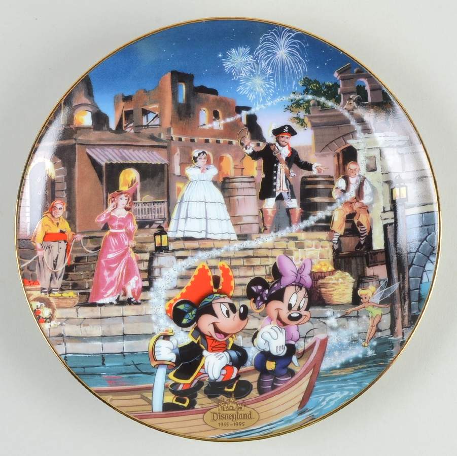 Disneylands 40th Anniversary Pirates Of The Caribbean - No Box by Bradford Exchange-1