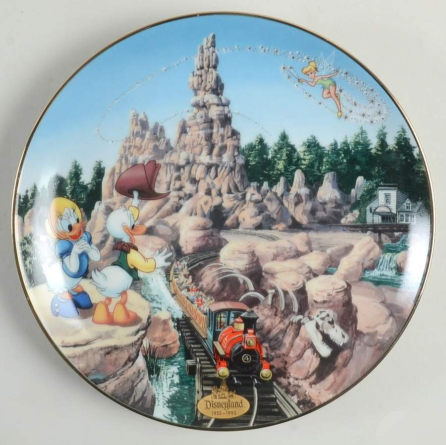 Disneylands 40th Anniversary Big Thunder Mountain Railroad - No Box by Bradford Exchange-1