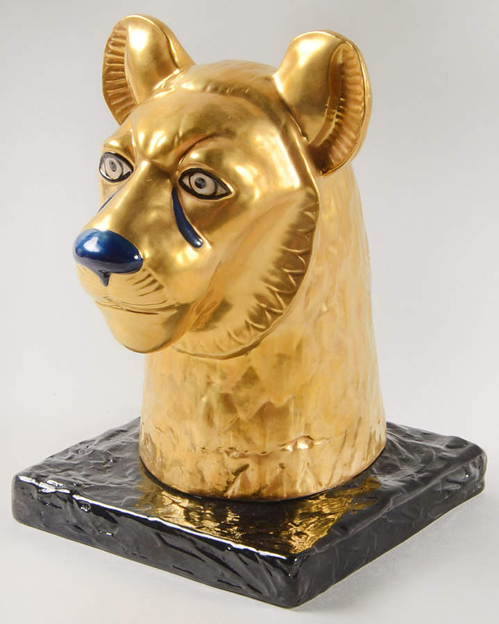 Tutankhamun Cheetah Head - No Box by Boehm-1