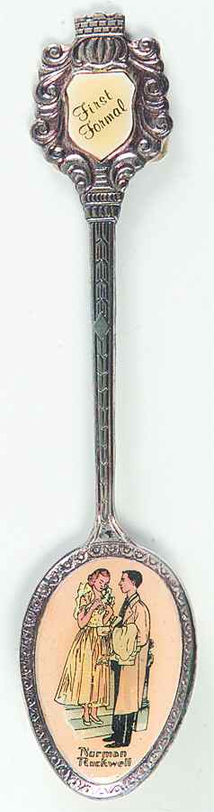 Norman Rockwell Spoon First Formal - Boxed by Blue Delft-1