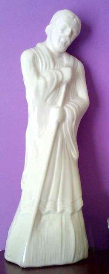 Nativity (Plain White) Joseph - No Box by Belleek Pottery (Ireland)-1