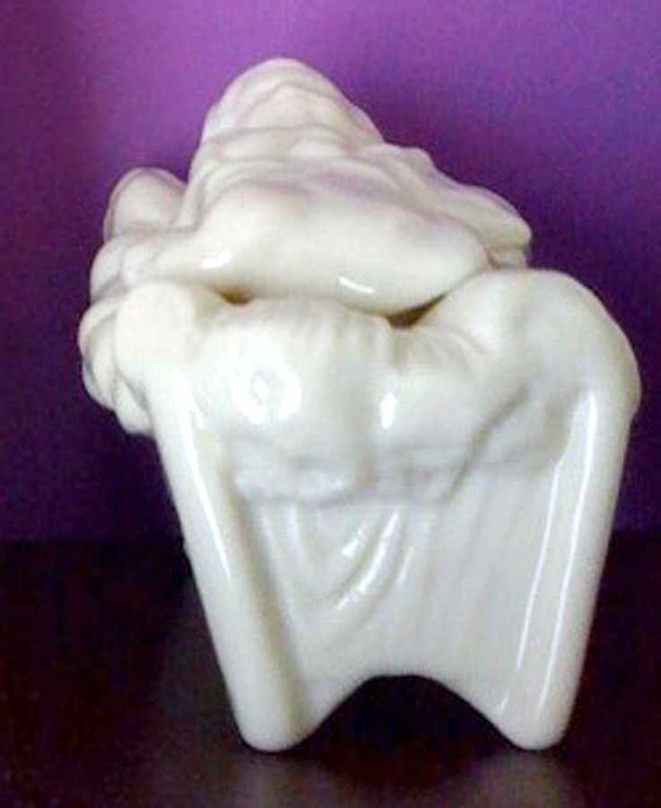 Nativity (Plain White) Jesus - No Box by Belleek Pottery (Ireland)-1
