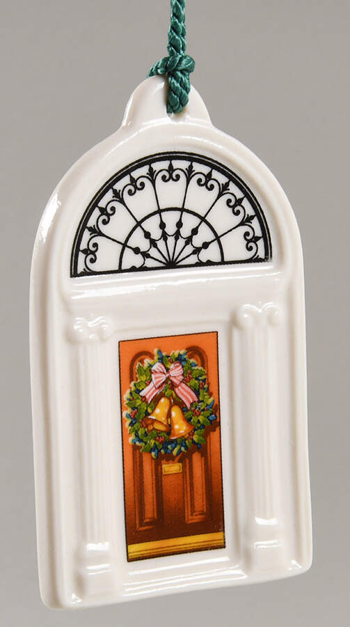 Doors of Dublin 2001 Amber Door - Boxed by Belleek Pottery (Ireland)-1