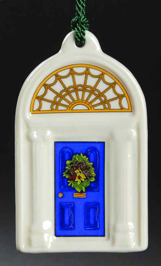 Doors of Dublin 1996 Blue Door - Boxed by Belleek Pottery (Ireland)-1