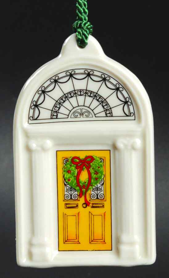 Doors of Dublin 1998 Yellow Door - Boxed by Belleek Pottery (Ireland)-1