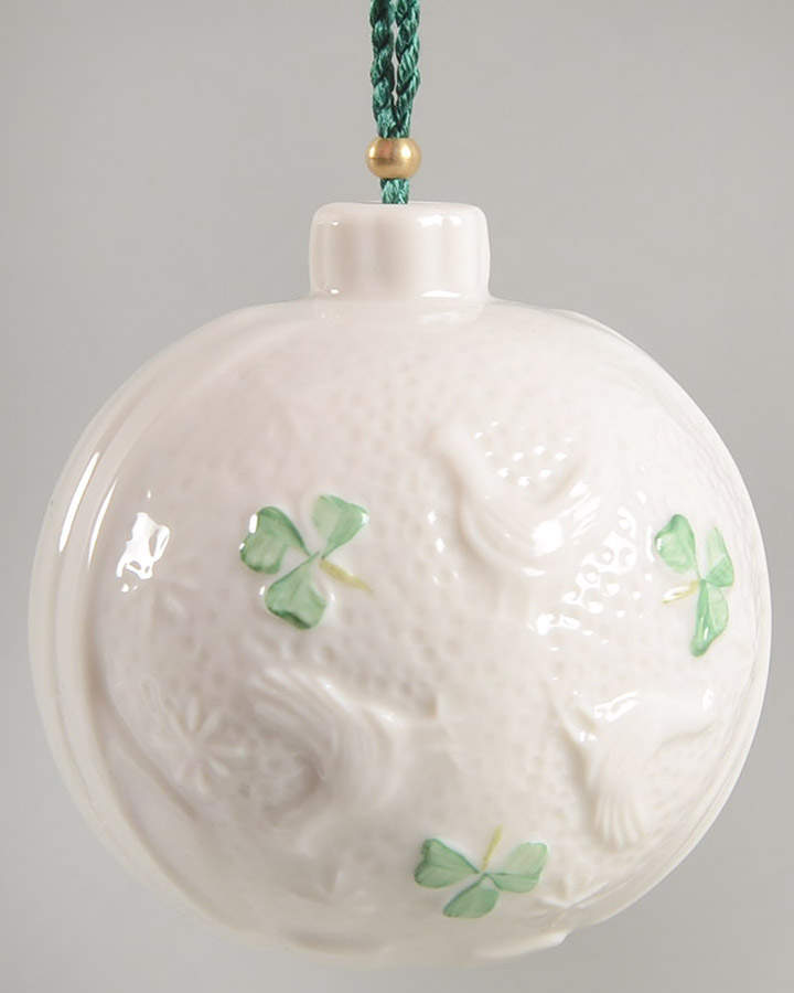 Twelve Days of Christmas-Shamrock Three French Hens - Boxed by Belleek Pottery (Ireland)-1