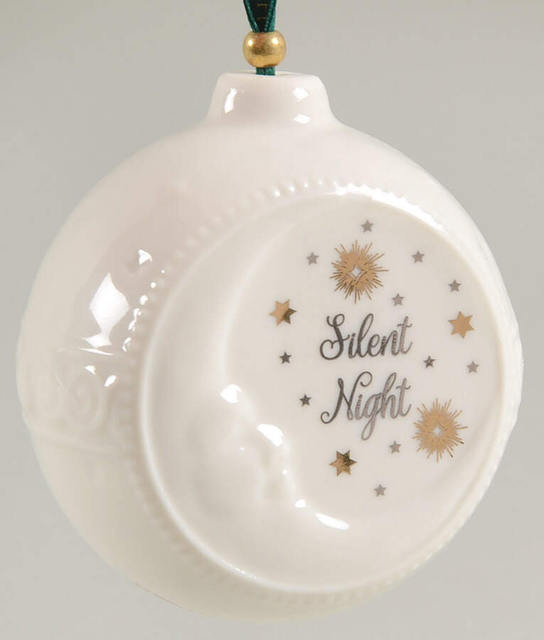 Belleek Christmas Ornament Silent Night - No Box by Belleek Pottery (Ireland)-1