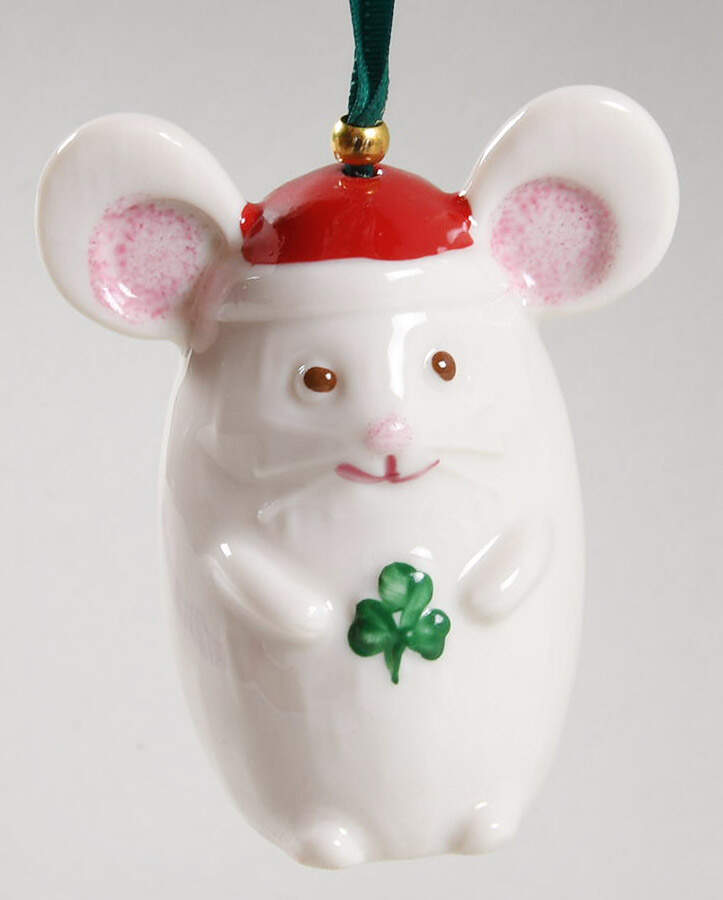 Whimsical Woodland Not A Creature Stirring - No Box by Belleek Pottery (Ireland)-1