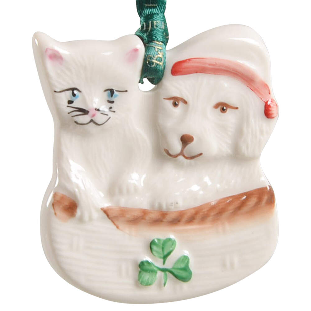 Belleek Christmas Ornament Christmas Buddies  - Boxed by Belleek Pottery (Ireland)-1