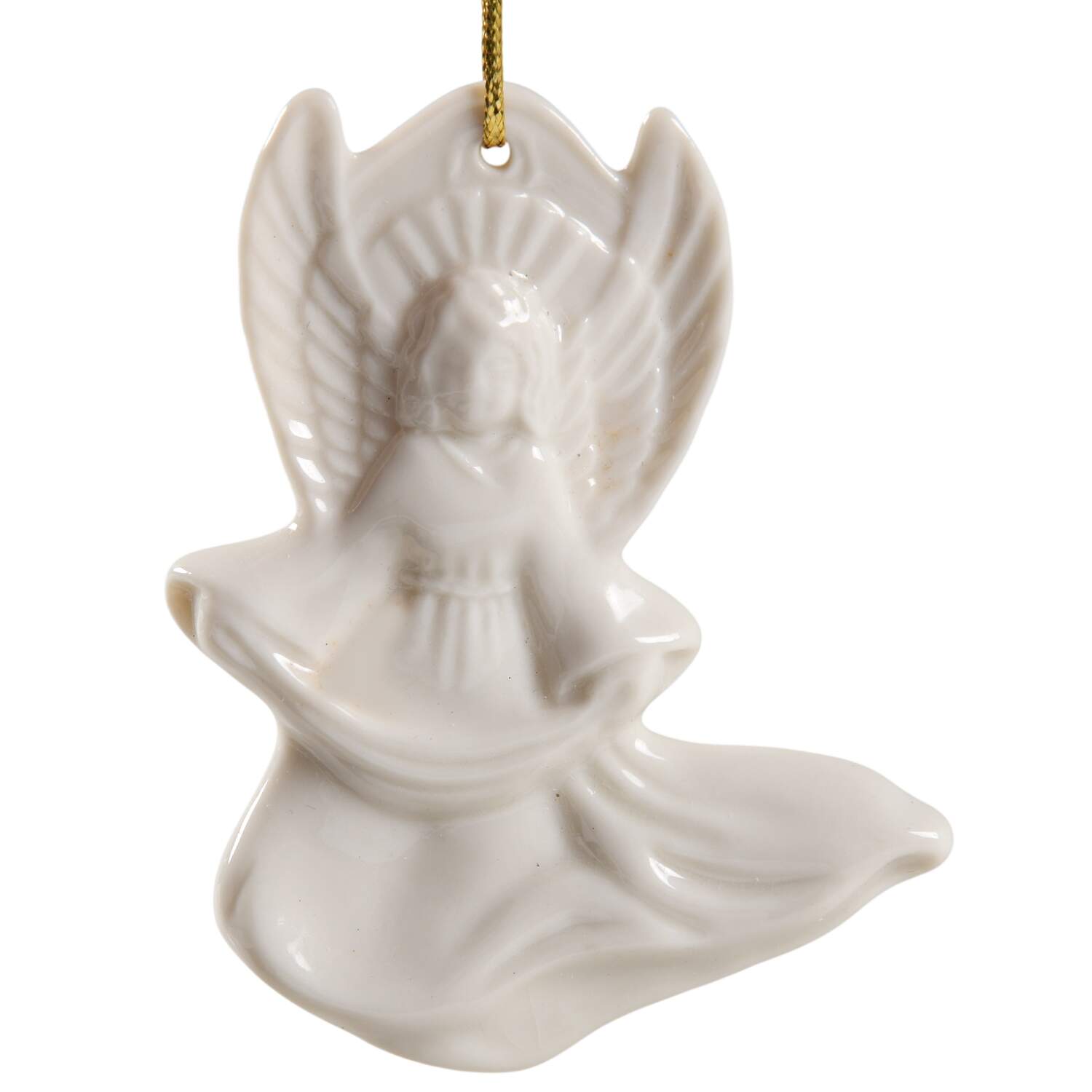 Belleek Christmas Ornament Angel - Boxed by Belleek Pottery (Ireland)-1