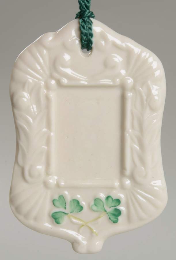 Belleek Christmas Ornament Picture Ornament - Boxed by Belleek Pottery (Ireland)-1