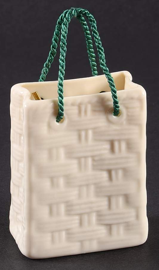 Belleek Christmas Ornament Belleek Shopping Bag - Boxed by Belleek Pottery (Ireland)-1