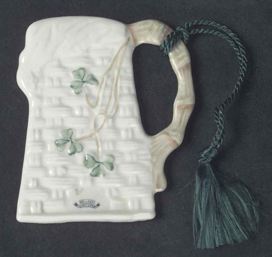 Belleek Christmas Ornament Beer Stein - No Box by Belleek Pottery (Ireland)-1