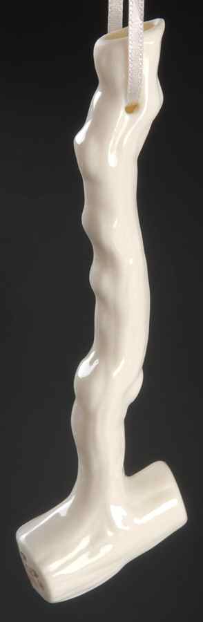 Belleek Christmas Ornament Shillelagh - Boxed by Belleek Pottery (Ireland)-1