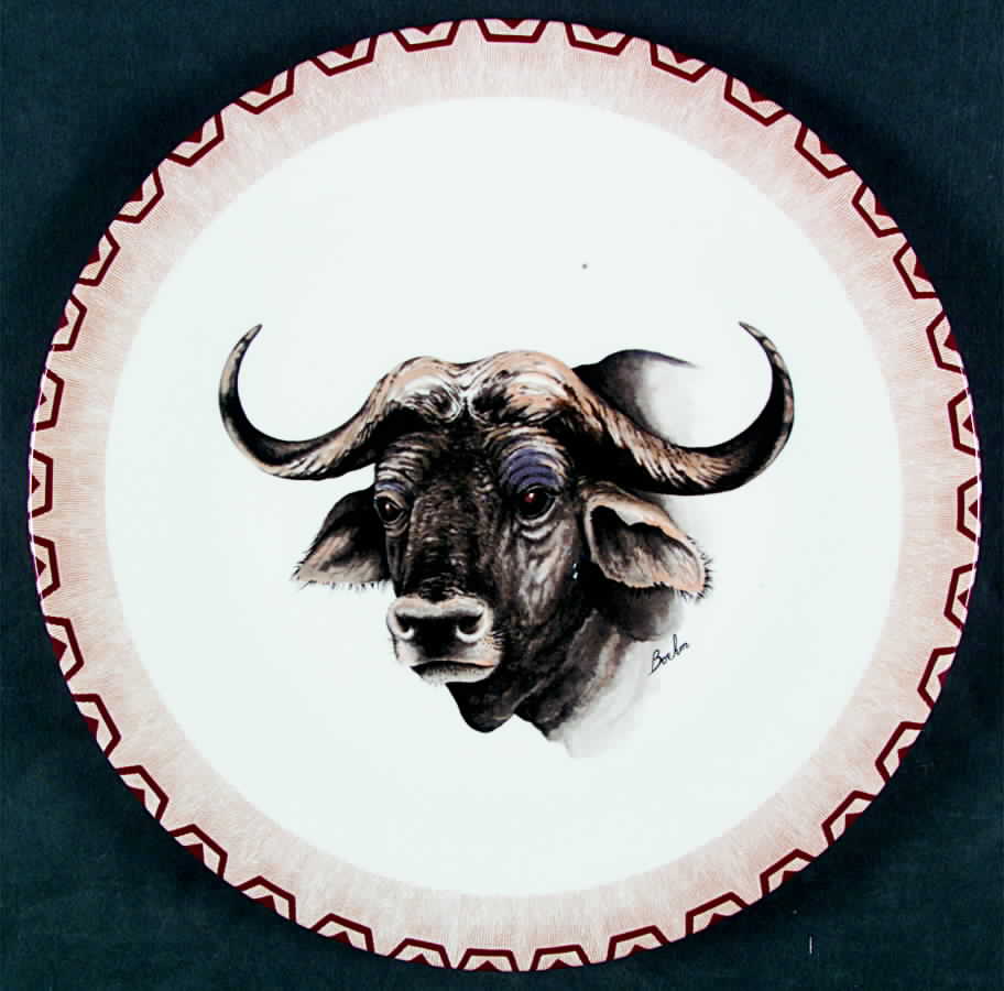 Great Animals of The World African Buffalo - Boxed by Boehm-1