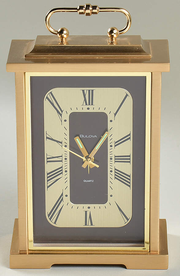 Bulova Clocks Mantle Carriage Alarm Clock - With Box by Bulova-1