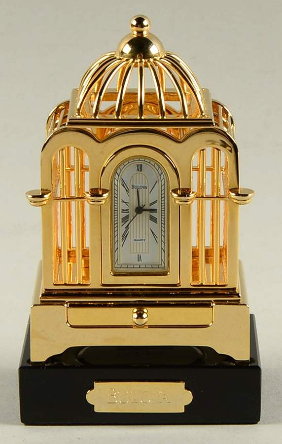 Bulova Clocks Voliere-Birdcage-Le - Boxed by Bulova-1