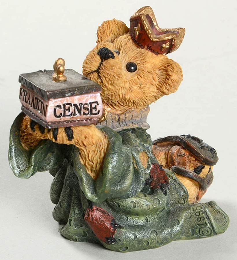 Holiday Pageant-Figurne Heath As Caspar With Frankincense - No Box by Boyds Bears-1