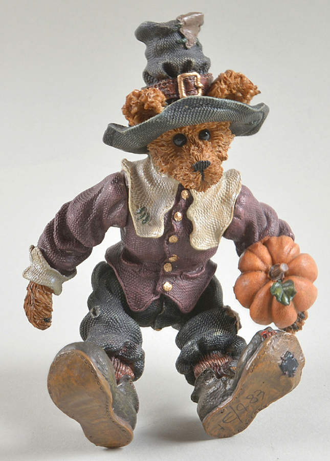 Shoebox Bears Miles "Gobble" Grizberg - Boxed by Boyds Bears-1