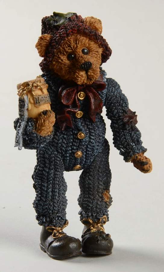 Shoebox Bears Elias The Elf Grizberg - Boxed by Boyds Bears-1