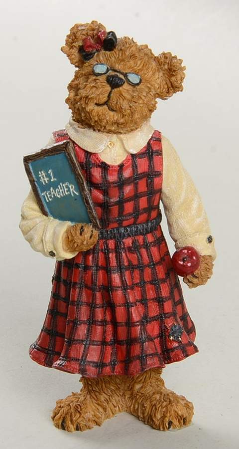 Shoebox Bears Miss Tuttle-The School Teacher - No Box by Boyds Bears-1