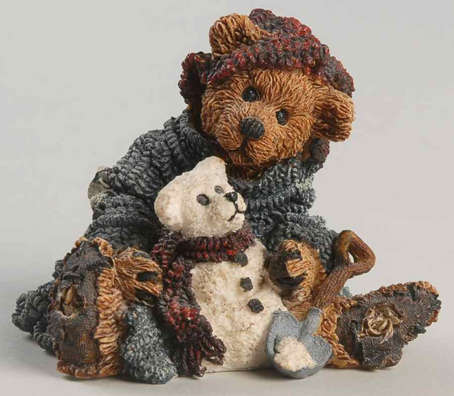 The Bearstone Collection Elliot And Snowbeary - With Box Bx357 by Boyds Bears-1