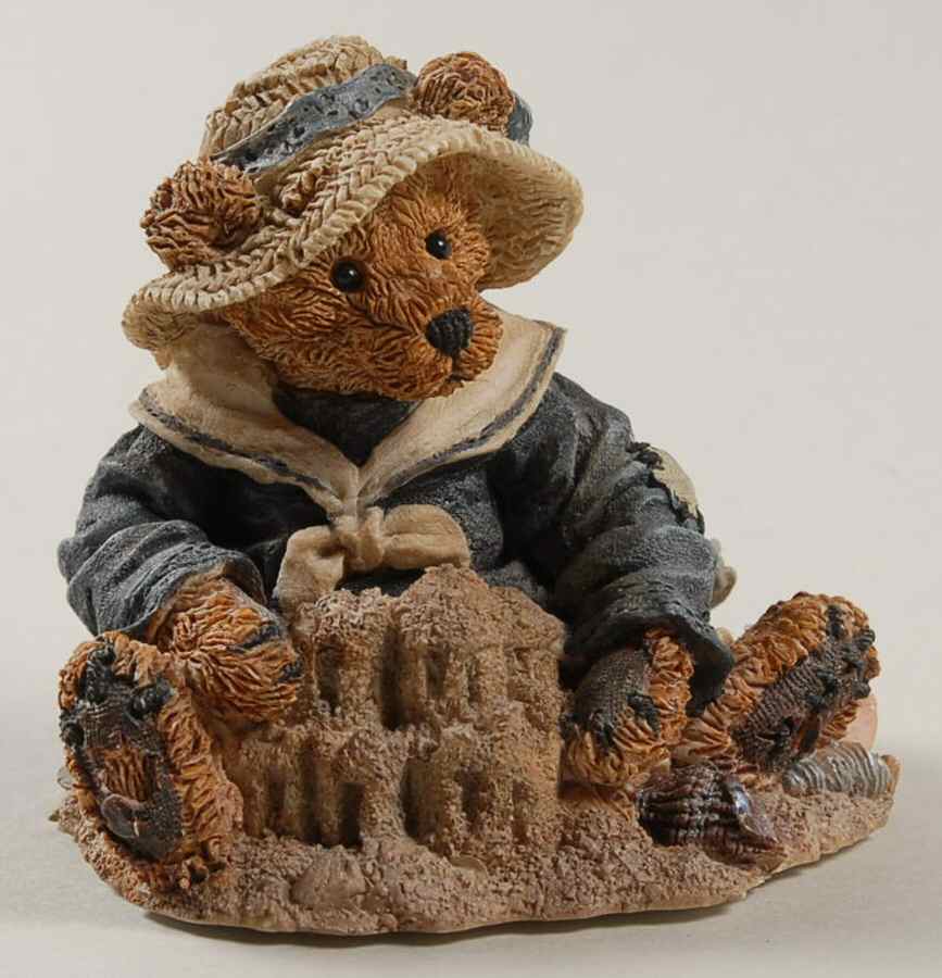The Bearstone Collection Bailey At The Beach - With Box Bx316 by Boyds Bears-1