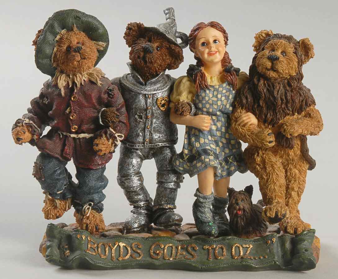 The Bearstone Collection Dorothy & Company, Off To See The Wizard - No Box by Boyds Bears-1