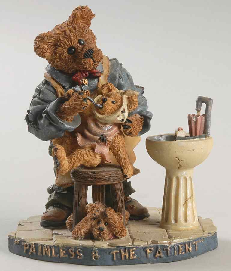 The Bearstone Collection Feldman D Finklebearg And Dooley-Painles - Bx363 With Box by Boyds Bears-1