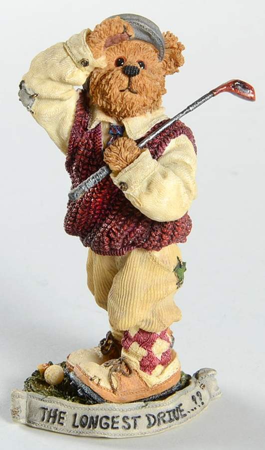 The Bearstone Collection Doug McDuffer-Tee'd Off - With Box Bx365 by Boyds Bears-1
