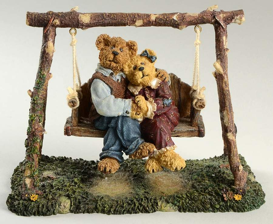 The Bearstone Collection Albert And Martha-Swing Time Romance - No Box by Boyds Bears-1