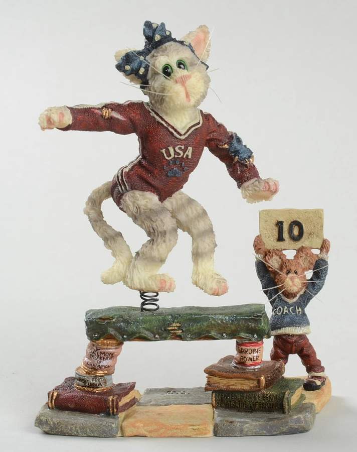 The Bearstone Collection Domnique Surefoot & Coach Colby - No Box by Boyds Bears-1