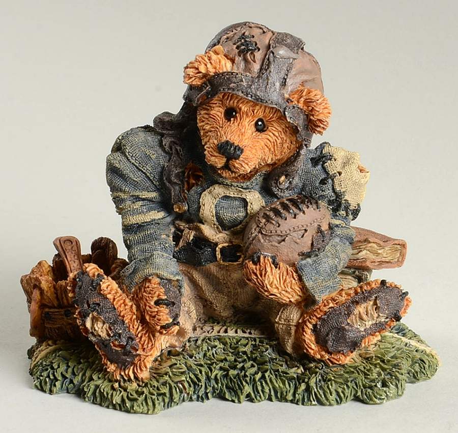 The Bearstone Collection Knute And The Gridiron - With Box Bx344 by Boyds Bears-1