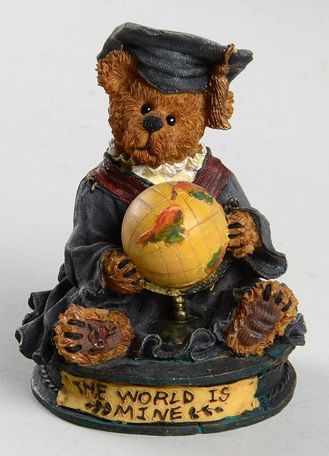 The Bearstone Collection Victor The Graduate - No Box by Boyds Bears-1