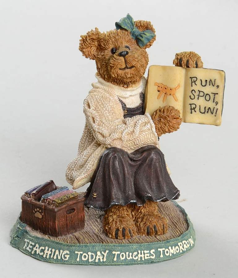 The Bearstone Collection Miss Appleton-Story Time - Boxed by Boyds Bears-1