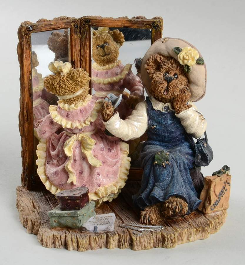 The Bearstone Collection Margaret With Kristen-There Goes The Bud - Box403 With Box by Boyds Bears-1