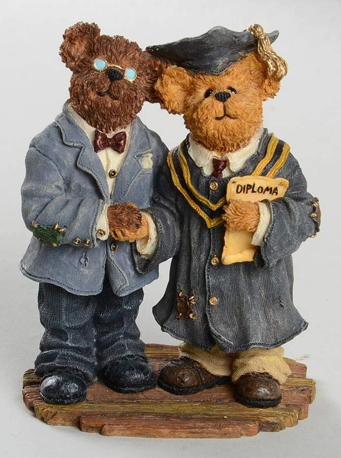 The Bearstone Collection Papa Bearsworth With The Scholar-Proud  - No Box by Boyds Bears-1