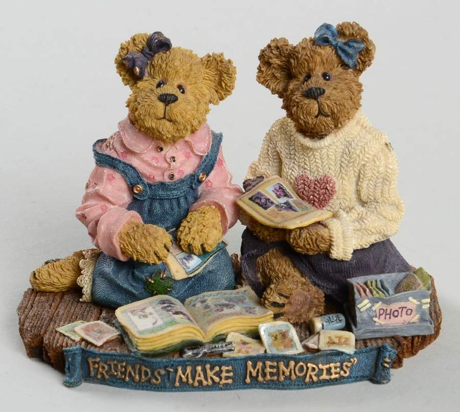 The Bearstone Collection Jen And Michelle-Scrapbook Friends - 392 With Box by Boyds Bears-1